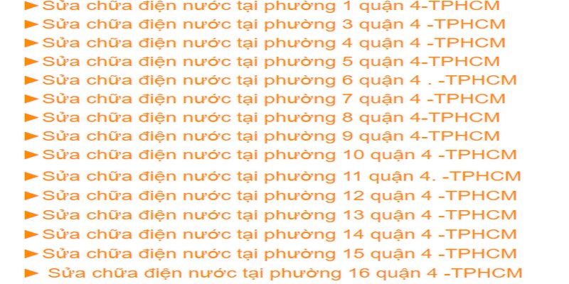 Mọi điểm tại quận 4 đều có mặt đội ngũ thợ Mai Linh